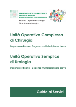 Unità Operativa Complessa di Chirurgia Unità Operativa Semplice