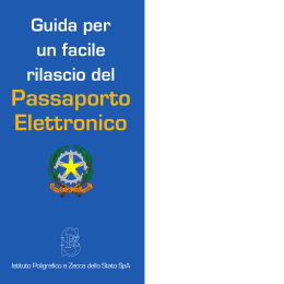 Passaporto Elettronico - Comune di Cugliate Fabiasco