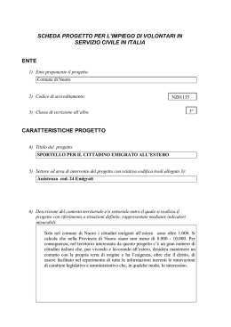 Sportello Per Il Cittadino Emigrato All`estero