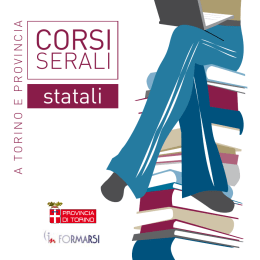 CORSI Serali - Provincia di Torino