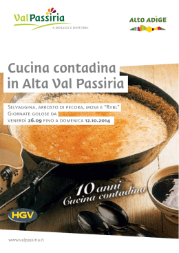 10a Cucina contadina in Alta Val Passiria