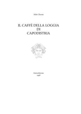 il caff&egrave; della loggia di capodistria