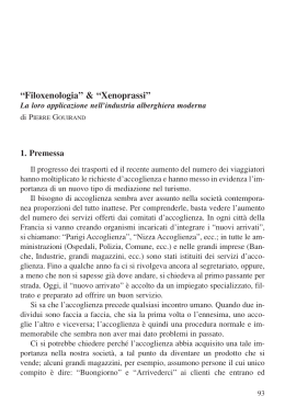&ldquo;Filoxenologia&rdquo; & &ldquo;Xenoprassi&rdquo;