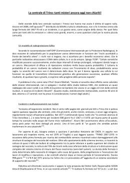 La centrale di Trino: tanti misteri ancora oggi non chiariti!