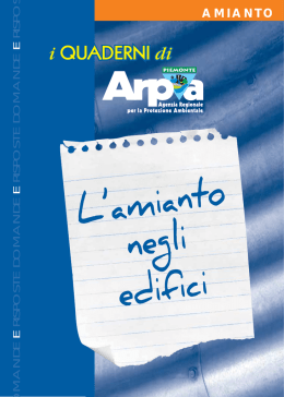 L`amianto negli edifici