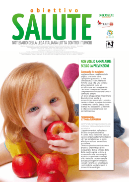 Leggi Obiettivo Salute 2012 - LILT Cuneo &ndash; Lega Tumori Cuneo