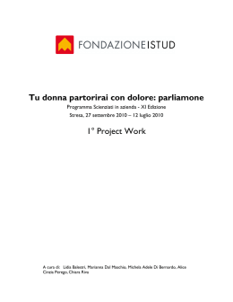 Tu, donna, partorirai nel dolore