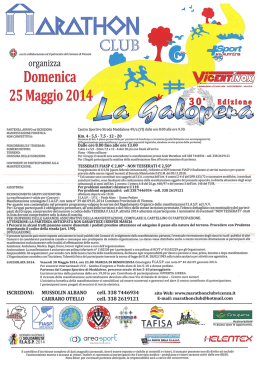 Volantino Galopera - Comune di Vicenza