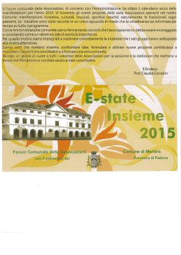 Opuscolo - Comune di Merlara