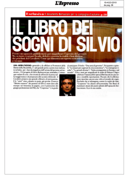 Articolo de L`Espresso