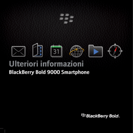Ulteriori informazioni su BlackBerry Bold 9000