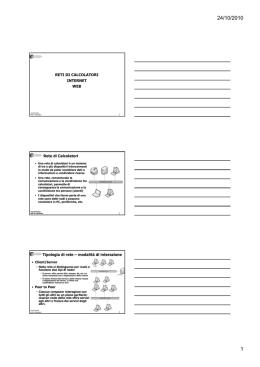 Internet, Web e Web 2.0