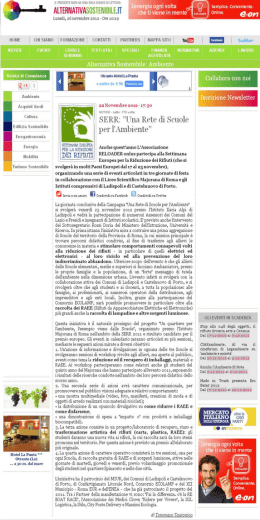 SERR: "Una Rete di Scuole per l`Ambiente"