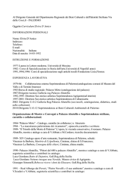 Mostra - Regione Siciliana
