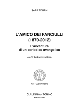 L`Amico dei fAnciuLLi (1870-2012)