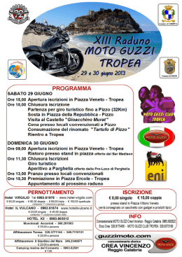 Opuscolo singolo + - Ricambi Moto Guzzi