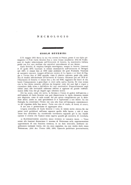 Necrologio di Carlo Severini