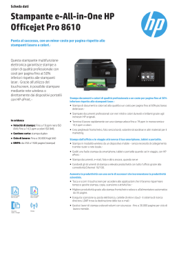Stampante e-All-in-One HP Officejet Pro 8610