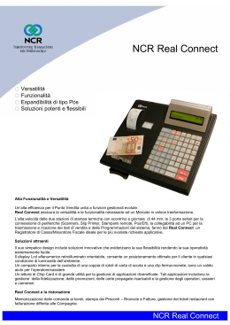 NCR Real Connect - Bruzia Informatica sas di Pucci G. & C.
