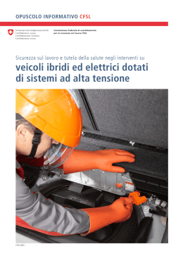 Veicoli ibridi ed elettrici dotati di sistemi ad alta