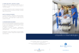 Brochure Pronto Soccorso Ortopedico e
