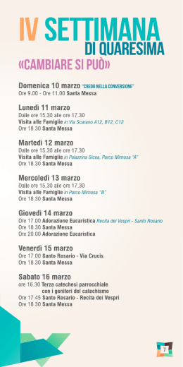 opuscolo pasqua 2013 - Parrocchia Sacro Cuore