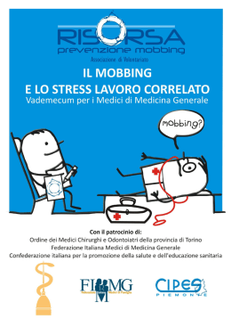 Il mobbing - Promozione Salute