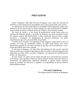 Noi, produttori di rifiuti