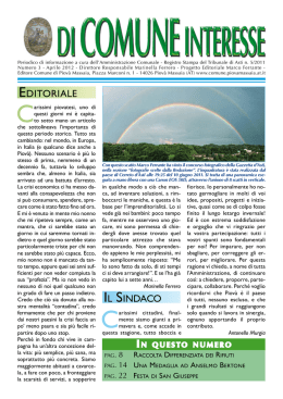 n.3 aprile 2012 - Comune di Piov&agrave; Massaia