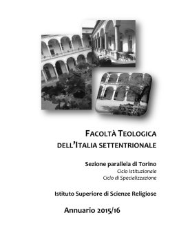 il nuovo annuario - anno accademico 2015/2016