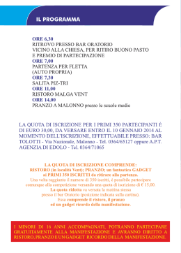 opuscolo 2014 definitivo - Unione Sportiva Malonno