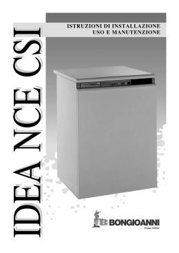 Idea NCE CSI - Bongioanni Caldaie