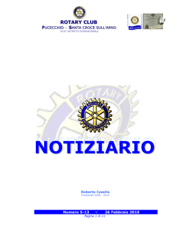 Notiziario num.5-13 - Rotary Club Fucecchio