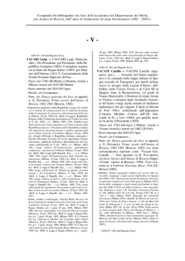 link V - Ateneo di Scienze Lettere ed Arti