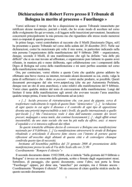 Dichiarazione Robert 3-3-2014
