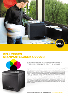 DELL 2130cn STAMPAnTE LASER A cOLORI