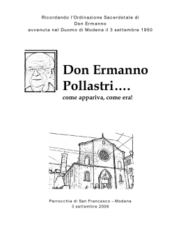 Don Ermanno - Opuscolo agosto 2008