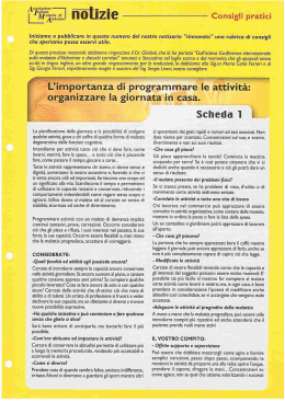 Scheda 1 - AIMA Reggio Emilia