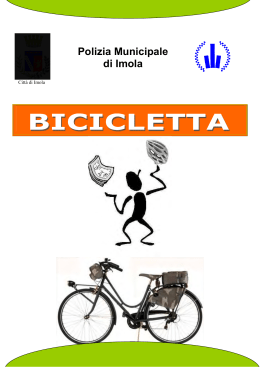 biciclette opuscolo33 - Polizia Municipale Imola