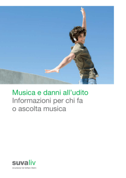 Musica e danni all`udito - Protezione civile Agrate