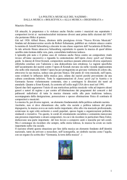 la politica musicale del nazismo : dalla musica