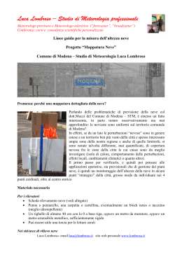 Luca Lombroso &ndash; Studio di Meteorologia professionale
