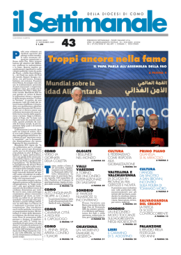 Troppi ancora nella fame
