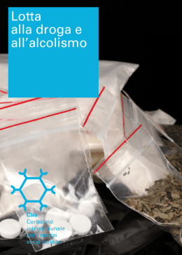 Lotta alla droga e all`alcolismo - Consorzio Intercomunale per i