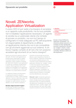 Novell® ZENworks® Application Virtualization