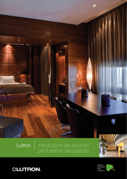 Lutron | Introduzione alle soluzioni per il settore dell`ospitalità