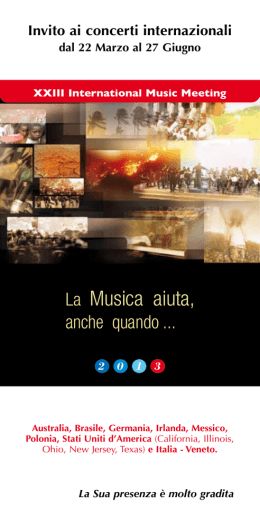 La Musica aiuta - Provincia di Padova