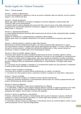 Studio Legale Avv. Stefano Tomasello