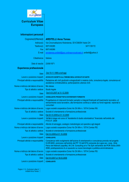 Curriculum - Regione Abruzzo