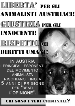 volantino della protesta